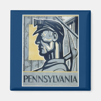 Aimant Mineur de charbon de Pennsylvanie