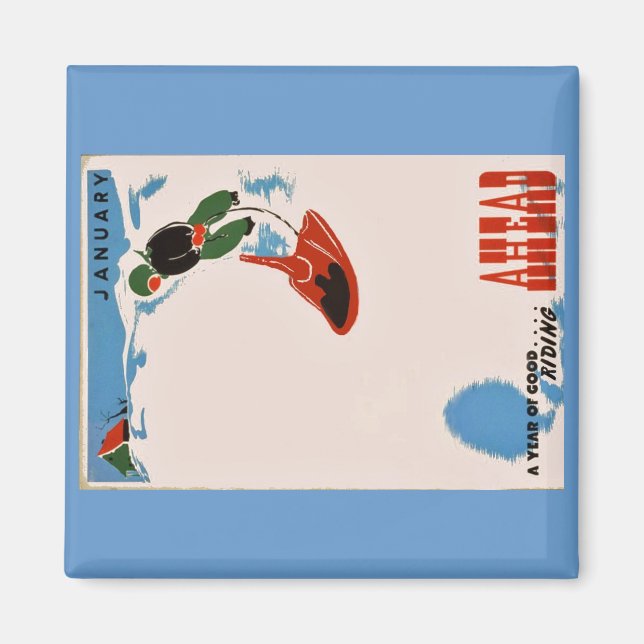 Aimant Mini-Bob hiver (Devant)