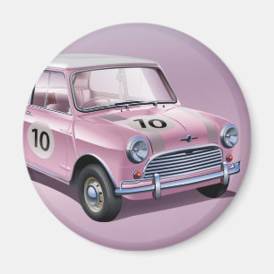 Aimant Mini Cooper S1 rose