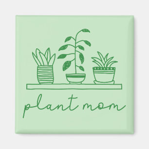 Aimant Mini Plante Maman mignonne Plante