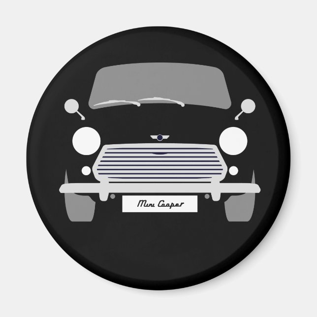 Aimant Mini voiture Austin classique (Devant)