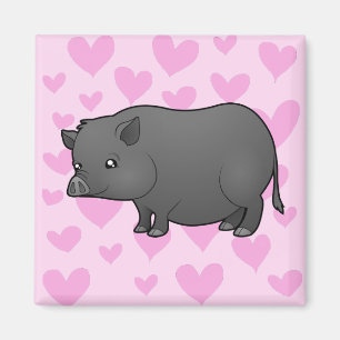 Aimant Miniature Cochon Love