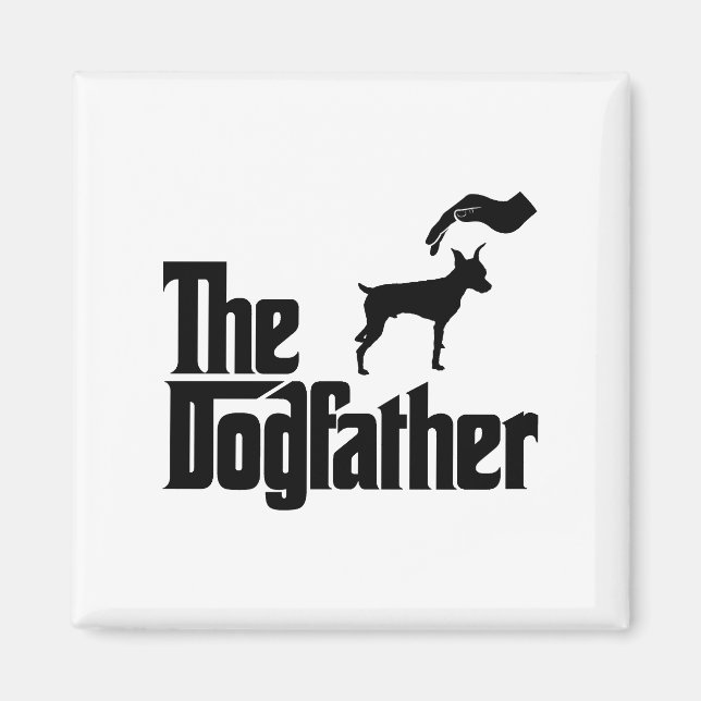 Aimant Miniature de Pinscher (Devant)