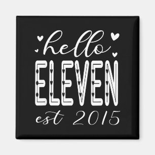 Aimant Minimal Hello Eleven Est 2015 11