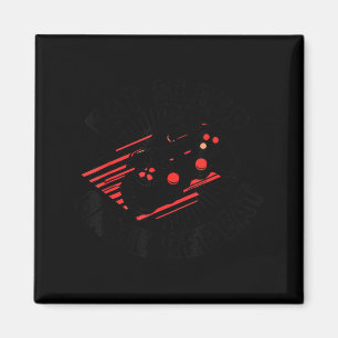 Aimant Minimal Manger Dormir Jeu Répéter Dédié