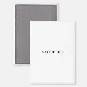 Aimant Minimaliste Blanc Élégant pour Toutes les Occasion