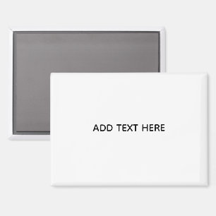 Aimant Minimaliste Blanc Élégant pour Toutes les Occasion