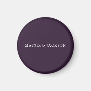 Aimant Minimaliste Moderne Violet Foncé 