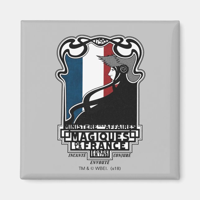 Aimant Ministère des affaires Magiques de la France (Devant)