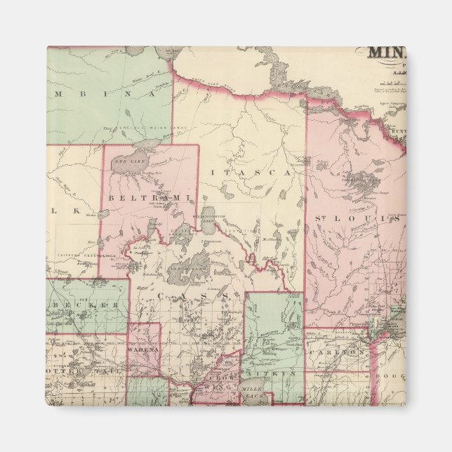 Aimant Minnesota 5 (Devant)