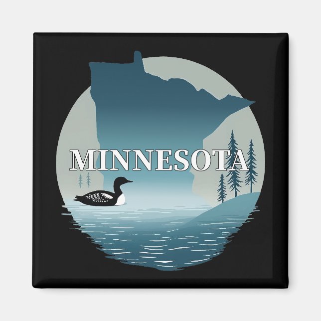 Aimant Minnesota États-Unis d'Amérique (Devant)
