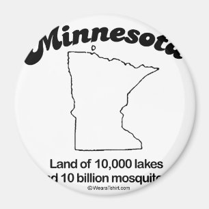 Aimant MINNESOTA - T-shirts et G "MINNESOTA STATE MOTTO"