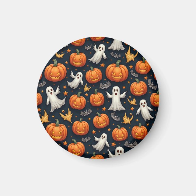 Aimant miroir motif halloween (Devant)