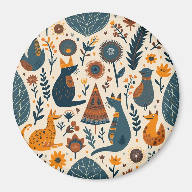 Aimant Miroir vintage (Devant)