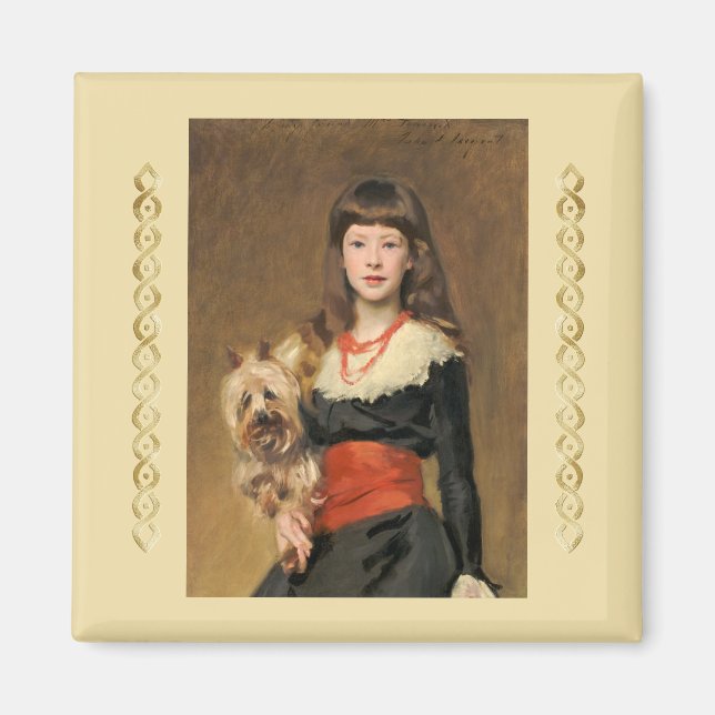 Aimant Miss Beatrice Townsend par John Singer Sargent (Devant)