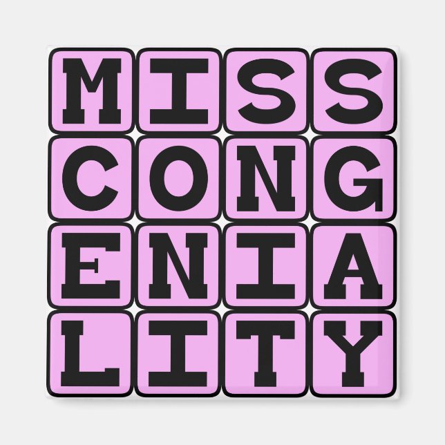 Aimant Miss Sympathie, Prix du Concours (Devant)