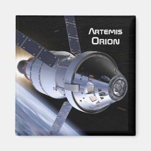 Aimant Mission Artemis Orion SLS Moon