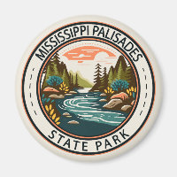 Mississippi Palisades State Park Badge Illinois