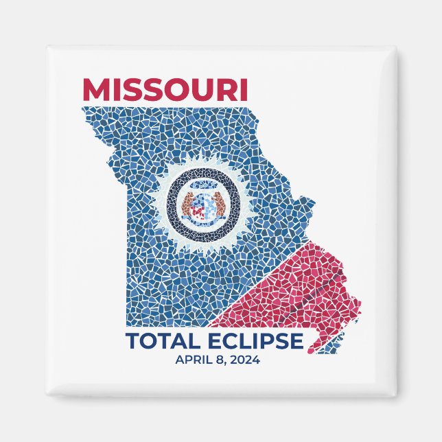 Aimant Missouri Total Carré Eclipse (Devant)