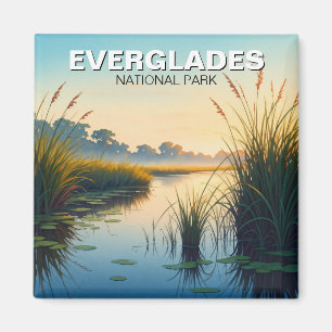 Aimant Misty Morning Everglades National Park Floride