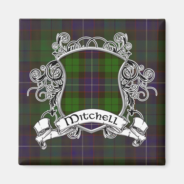 Aimant Mitchell Tartan Shield (Devant)