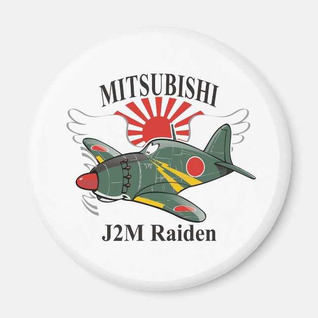 Aimant mitsubishi J2M Raiden (Devant)