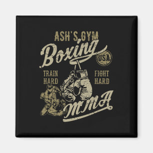 Aimant Mixed martial art de boîte de gym Ash's Conception