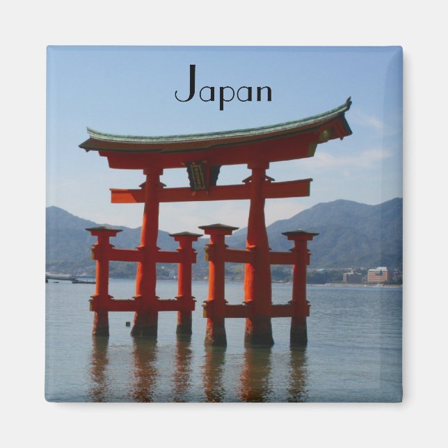 Aimant miyajima torii japon (Devant)