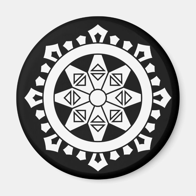 Aimant Miyake dharma chakra (Devant)