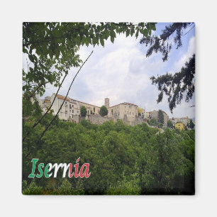 Aimant MLS015 ISERNIE, Glimpse, Molise, Italie, Frigo