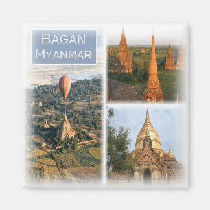 Aimant MM0011 Asie, Myanmar, Bagan, Pagode, réfrigérateur