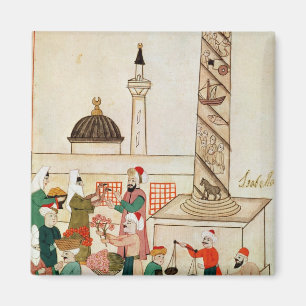 Aimant Mme 1671 un bazar à Istanbul, c.1580