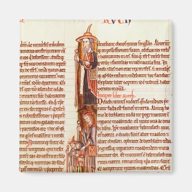 Aimant Mme 21 fol.97 Ruth et Boaz, d'une Bible (Devant)