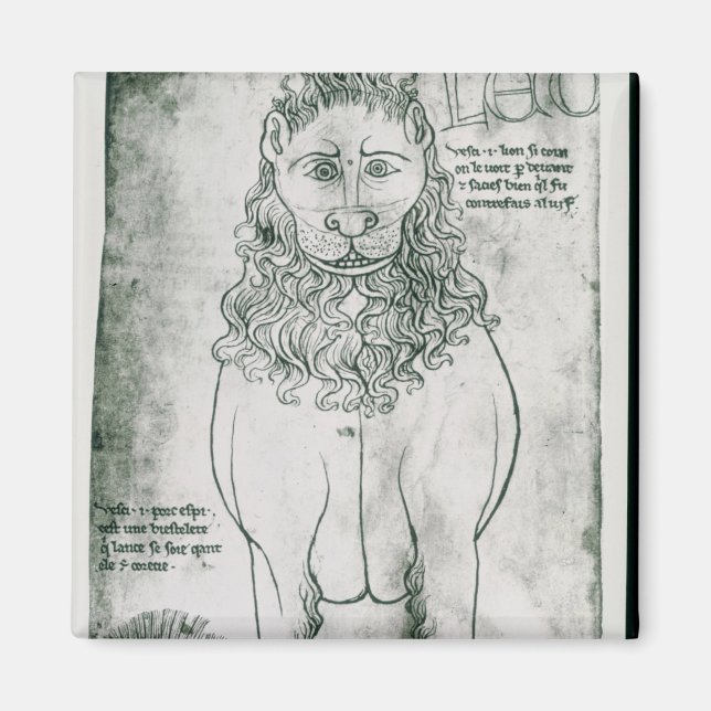 Aimant Mme Fr 19093 fol.24v Lion et Porcupine (Devant)