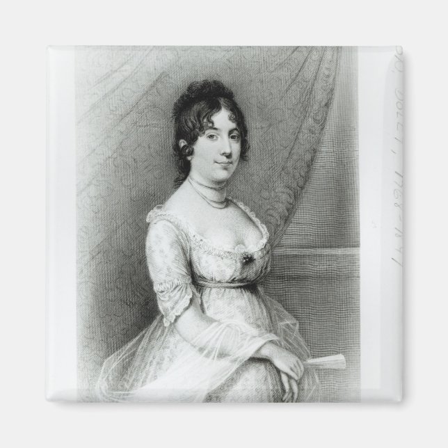 Aimant Mme James Madison, Dolley Payne, c.1804-55 (Devant)