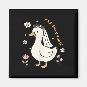 Aimant Mme Silly Goose Mariée À Être La Mariée Mariage Ma