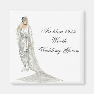 Aimant Mode 1924 Mariage Gown