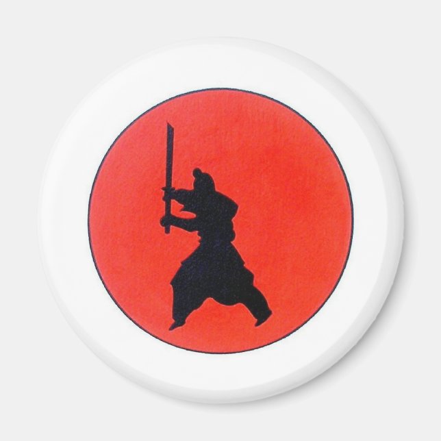 Aimant Mode Bushido Japonais De L'Aimant Guerrier (Devant)
