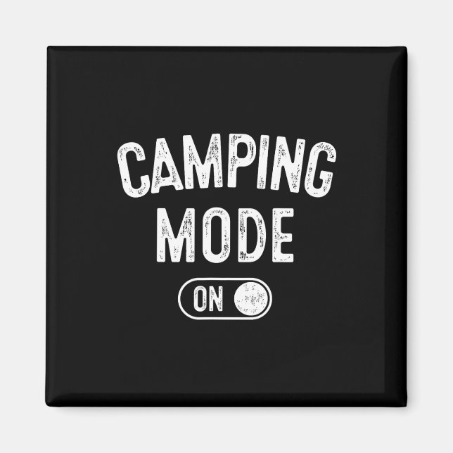 Aimant Mode Camping Activé Drôle Cadeau Camper Amoureux D (Devant)