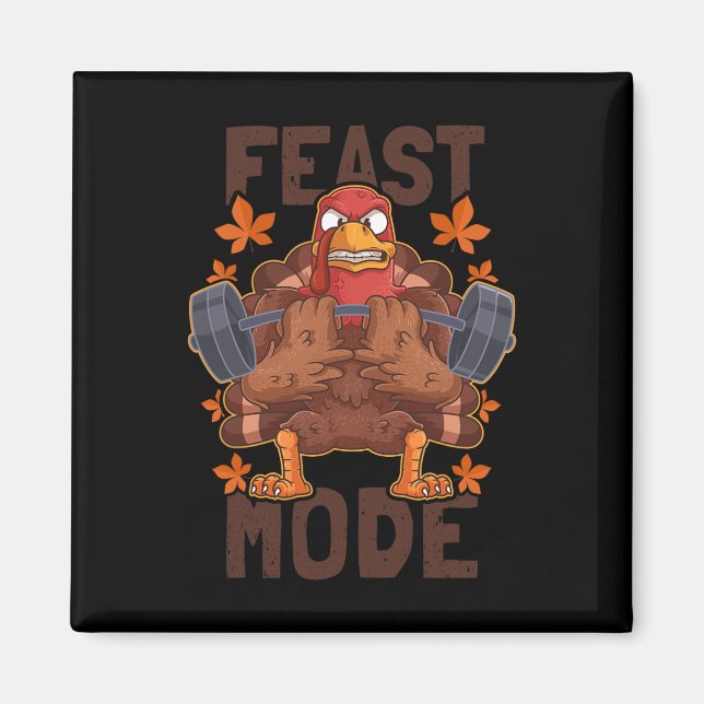 Aimant Mode fête Poids Turquie Jour Thanksgiving C (Devant)