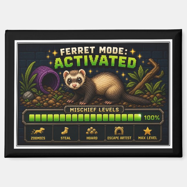 Aimant Mode Furet Activé (Recto)