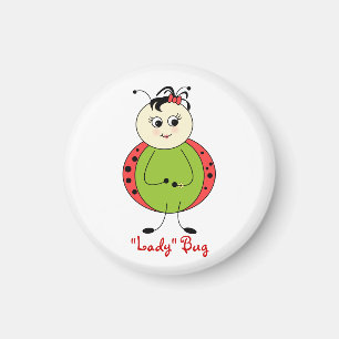 Aimant Mode Girly de coccinelle mignonne