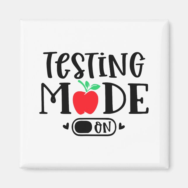 Aimant Mode Le Dernier Jour De L'École Jour De L'Examen E (Devant)