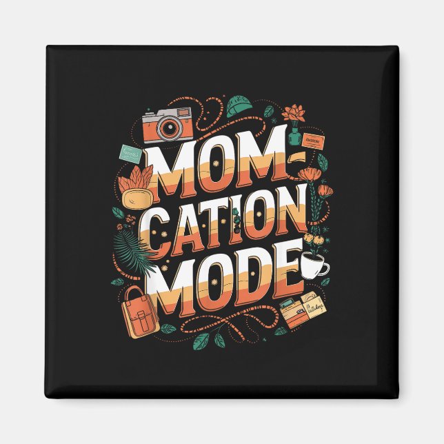 Aimant Mode momaçao vacances drôles  (Devant)