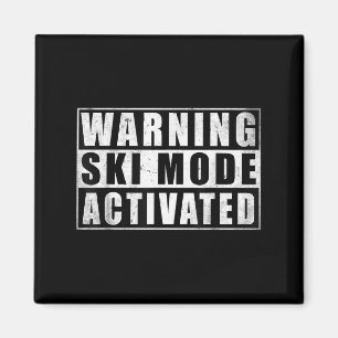 Aimant Mode Ski Avertissement activé