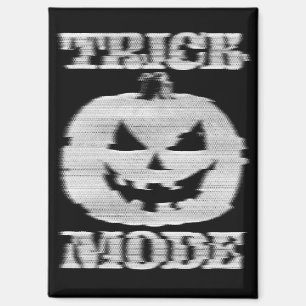 Aimant Mode Trick Citrouille Glitchy