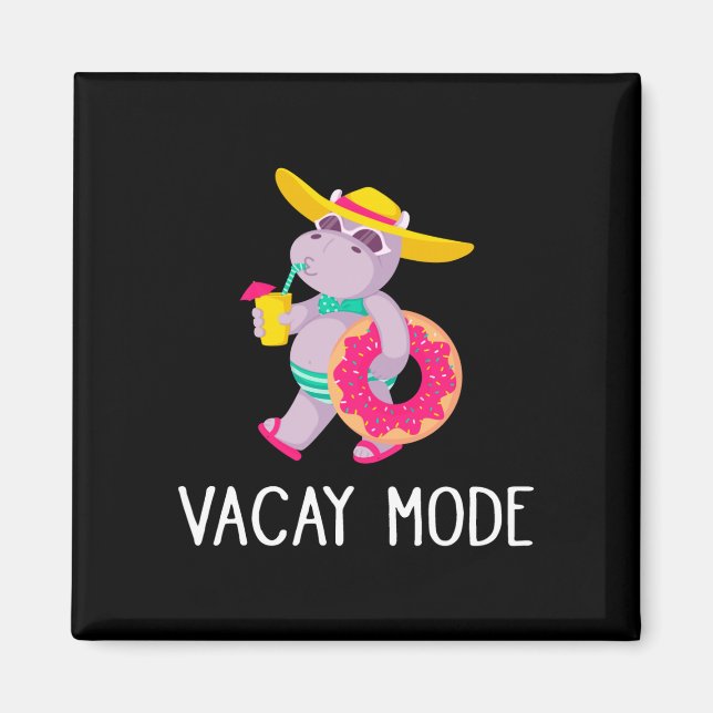 Aimant Mode vacances croisière estivale famille mode plag (Devant)