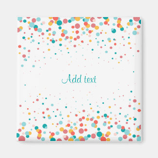 Aimant Modèle, bulles colorées