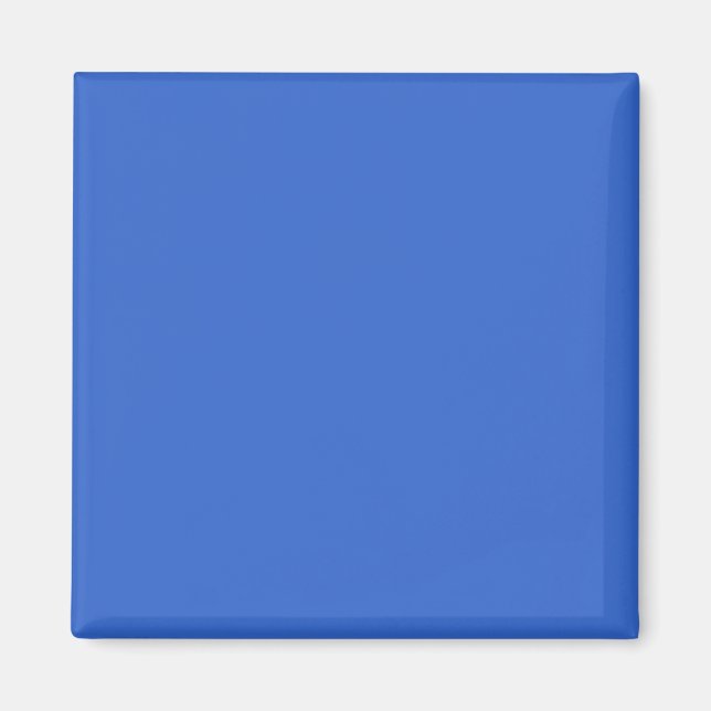 Aimant modèle couleur Arrière - plan bleu uni 3366CC (Devant)