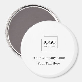 Aimant Modèle de logo personnalisé élégant